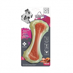 M-PETS CHEWBO Игрушка для собак  Кость, с ароматом бекона, нейлон, размер L, 20,2 см