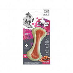 M-PETS CHEWBO Игрушка для собак  Кость, с ароматом бекона, нейлон, размер S, 10,4 см