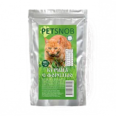 PETSNOB пауч для кошек (КУРИЦА, ФОРЕЛЬ), 85 г