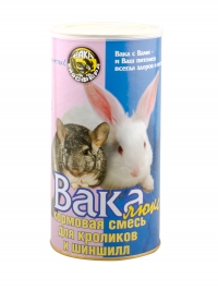 ВАКА ЛЮКС корм для шиншилл и кроликов, 800 г