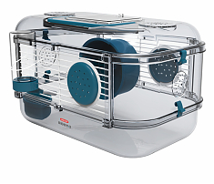 ZOLUX Клетка для грызунов Rody 3 Mini, 330x210x180мм, цвет стальной синий