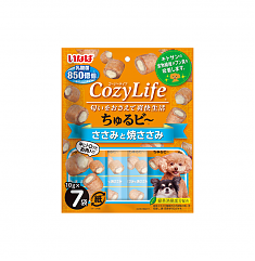 INABA Cozy life Запеченные трубочки для собак (КУРИЦА, ПОДДЕРЖКА ЖКТ), 7шт по 10 г