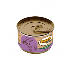 ORGANIC CHOICE Low Grain консервы для кошек (ТУНЕЦ, ГОВЯДИНА В РЫБНОМ БУЛЬОНЕ), 70 г.