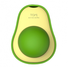 Игрушка для кошек Авокадо-лизунец с кошачей мятой (6 х 4 см), NUNBELL