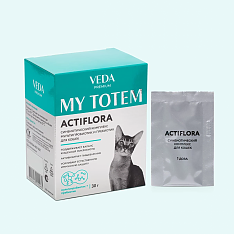 MY TOTEM ACTIFLORA синбиотический комплекс для кошек (30 саше)