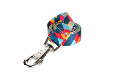 Поводок Dog&Vogue Shape цветной 2см х 1,5м