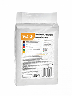 Пеленки Pet-it с Индикатором мочи, белые, 45х60, уп 10шт, шт