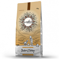 Сухой корм CRAFTIA NATURA для щенков средних и крупных пород из курицы и индейки 7 кг