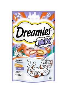 DREAMIES Микс с курицей и уткой 60г НГ