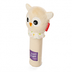 SUPPA PUPPA Игрушка для маленьких собак Сова с пищалкой, 15 см