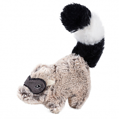 PLUSH FRIENDZ Игрушка для собак Енот с пищалкой, 16 см
