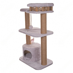 Домик-когтеточка КАПРИЗ 1 (40х70х110 см), BLACK CAT