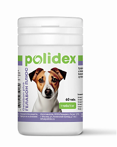 POLIDEX Гелабон+ для собак, 60 табл