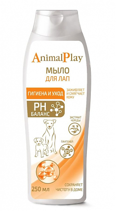 ANIMAL PLAY жидкое мыло для лап, 250 мл