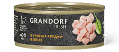 GRANDORF FRESH Консервы для кошек Куриная грудка в желе 70гр., шт