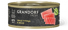 GRANDORF FRESH Консервы для кошек Филе тунца в желе 70гр., шт