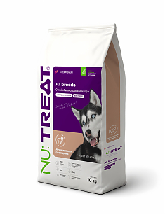 NU:Treat All breeds Сухой корм для собак всех пород с аппетитной говядиной 10кг