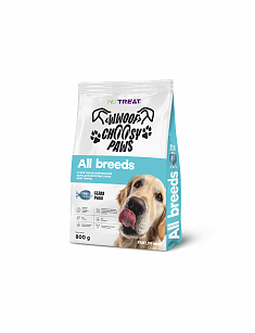 NU:Treat All breeds Сухой корм для собак всех пород с белой рыбой 800г, шт