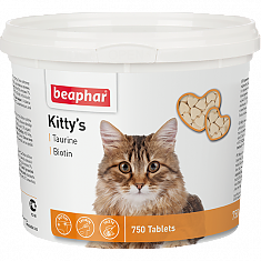 KITTY'S + TAURINE-BIOTINE для кошек, 750 табл