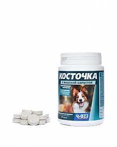 КОСТОЧКА с морской капустой для собак, 100 табл