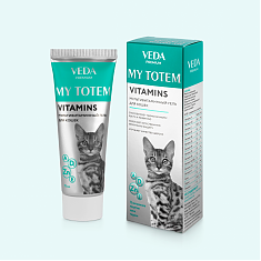 MY TOTEM VITAMINS мультивитаминный гель для кошек, 75 мл