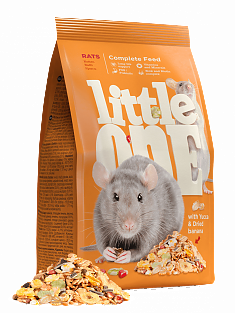 LITTLE ONE корм для крыс, 900 г