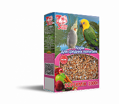 SEVEN SEEDS SUPERMIX корм для средних попугаев, 1 кг