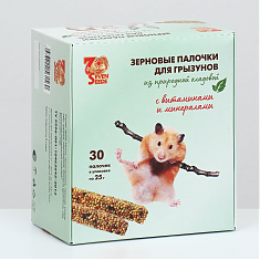 SEVEN SEEDS палочки SHOW BOX для грызунов ассорти, 30 шт