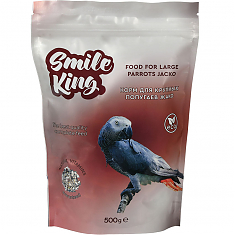 SMILE KING корм для крупных попугаев Жако, 500 г