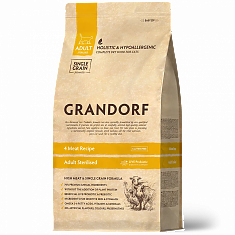 GRANDORF CAT PROBIOTIC STERILISED 4 meat 400г