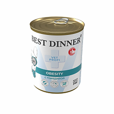 Best Dinner Vet Profi Obesity консервы для собак (ГОВЯДИНА), 340г