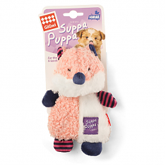 SUPPA PUPPA Игрушка для маленьких собак Лиса с пищалкой, 17,5см