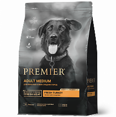 PREMIER Adult Medium Turkey 1 кг (Индейка для взрослых собак средних пород)