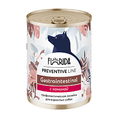 FLORIDA Gastrointestinal Консервы для собак с кониной, 340гр