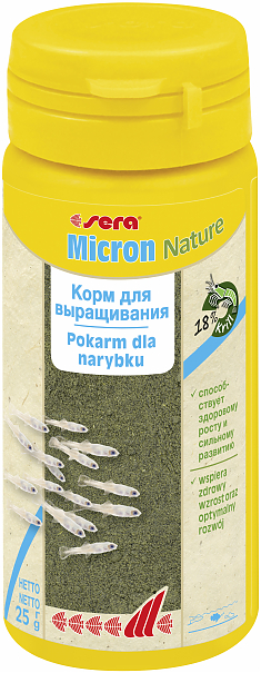Корм для мальков, основной в порошке "Micron", 50 мл, 25 г, S0720
