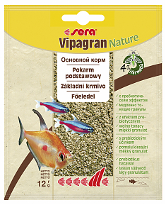 Корм для всех видов рыб, основной в гранулах "Vipagran Nature", пакетик, 12 г