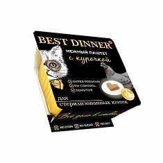 Best Dinner Нежный паштет с курочкой 100 г.