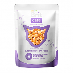 BRIT Care Cat Курица и сыр для котят, 80 гр