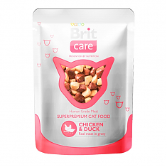 BRIT Care Cat Курица и утка для кошек, 80 гр
