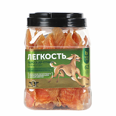 Лакомство ЛЁГКОСТЬ куриные грудки для собак, 750 г. GREENQZIN.