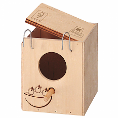 Домик-гнездо NIDO деревянный (11,5х12,5х12 см) MINI, FERPLAST