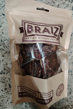 BRAIZ Лакомства Медальоны говяжьи сушеные 1кг, шт