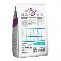 ORGANIX Renal сухой корм для кошек, 0,6кг 