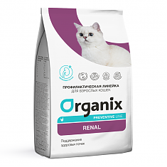 ORGANIX Renal сухой корм для кошек, 2кг 