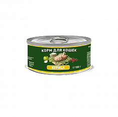 Solid Natura Holistic Курица влажный корм для кошек жестяная банка 0,1 кг