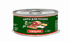 Solid Natura Holistic Говядина влажный корм для кошек жестяная банка 0,1 кг