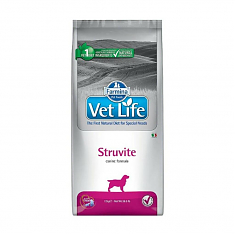 VET LIFE STRUVITE для собак (растворение струвитных уролитов),12 кг.