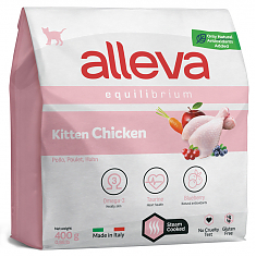 Alleva Equilibrium Корм для котят с курицей, 0,4 кг 