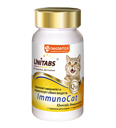 UNITABS ImmunoCat для кошек для иммунитета, 120 табл