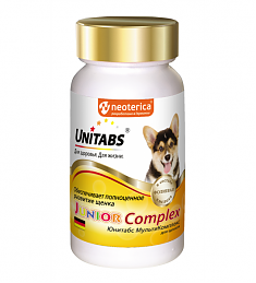UNITABS JuniorComplex для полноценного развития для щенков, 100 табл